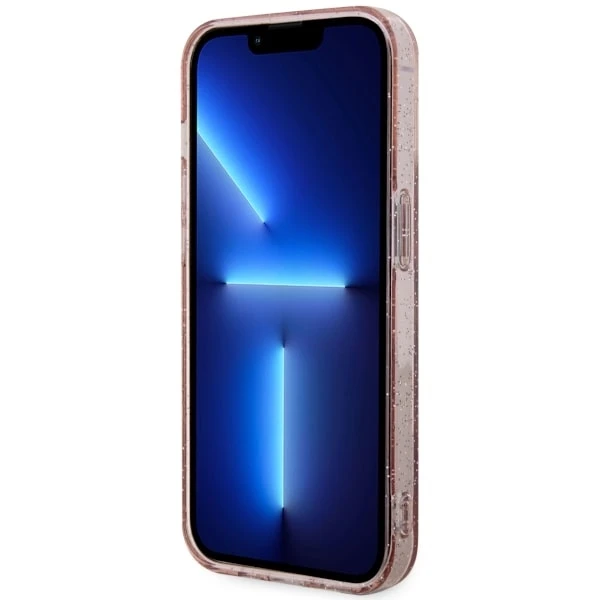 Dėklas GUESS GUHMP14MHCCGP IPHONE 14 PLUS / 15 PLUS 6.7 "Rožinis / Rožinis HARDCASE GLITTER GOLD MAGSAFE