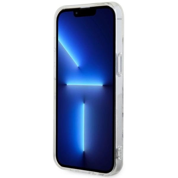 Apple iPhone 14 Guess dėklas Marble MagSafe (GUHMP14SPCUMAH) baltos spalvos