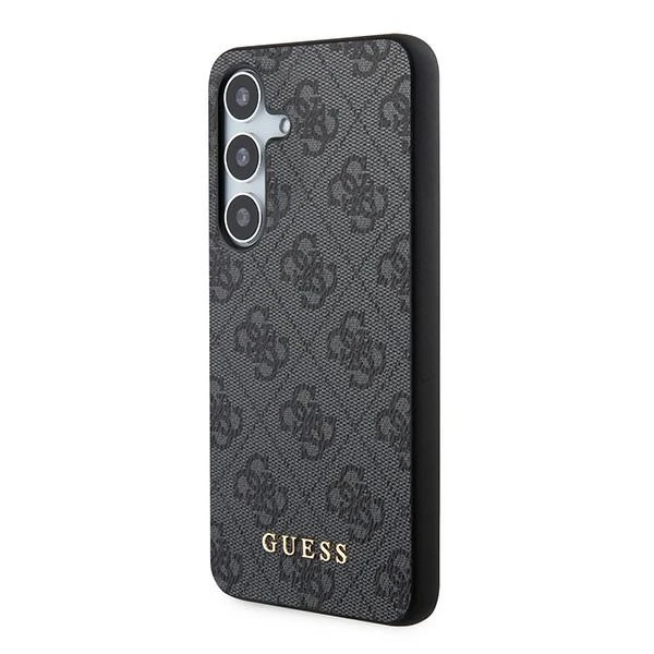 Guess GUOHCSA35G4GFGR A35 A356 juodos spalvos kietas dėklas 4G Metal Gold Logo