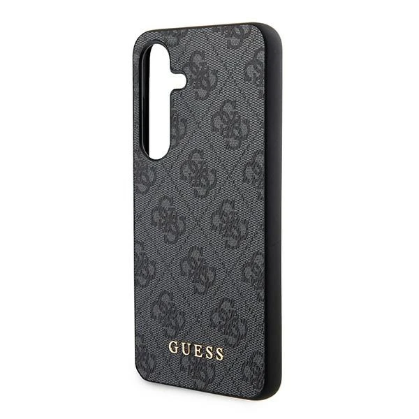Guess GUOHCSA35G4GFGR A35 A356 juodos spalvos kietas dėklas 4G Metal Gold Logo