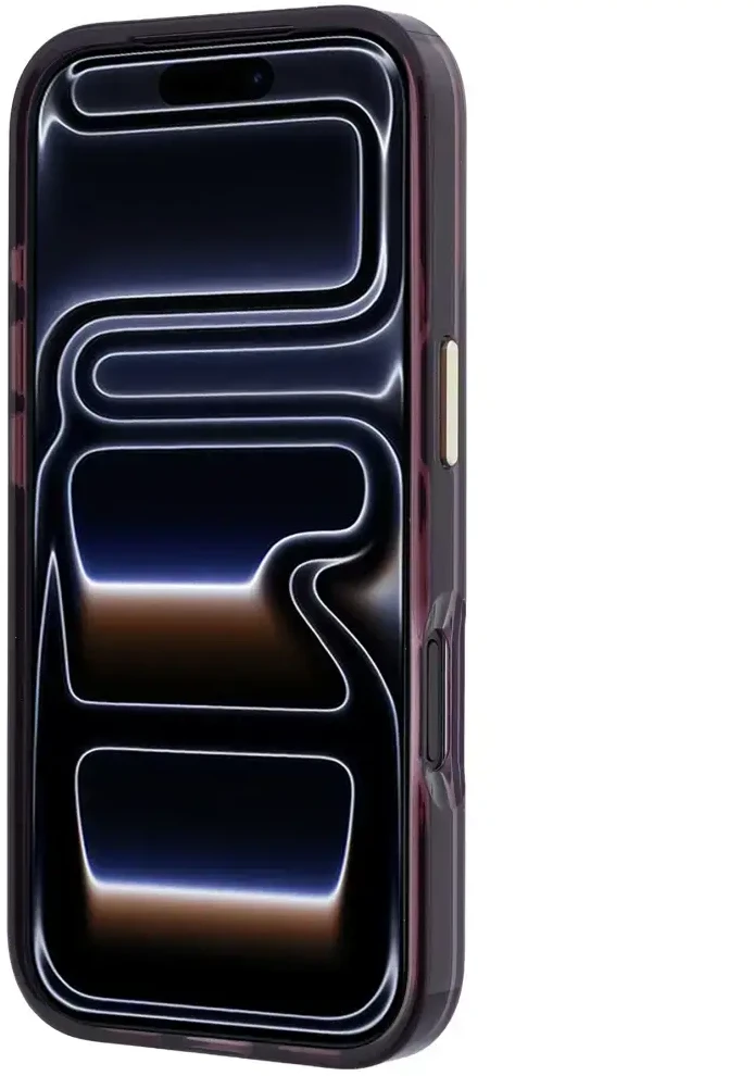 Dėklas Guess IML 4G Script Metal case for iPhone 17 Pro / 18 Pro - burgundy