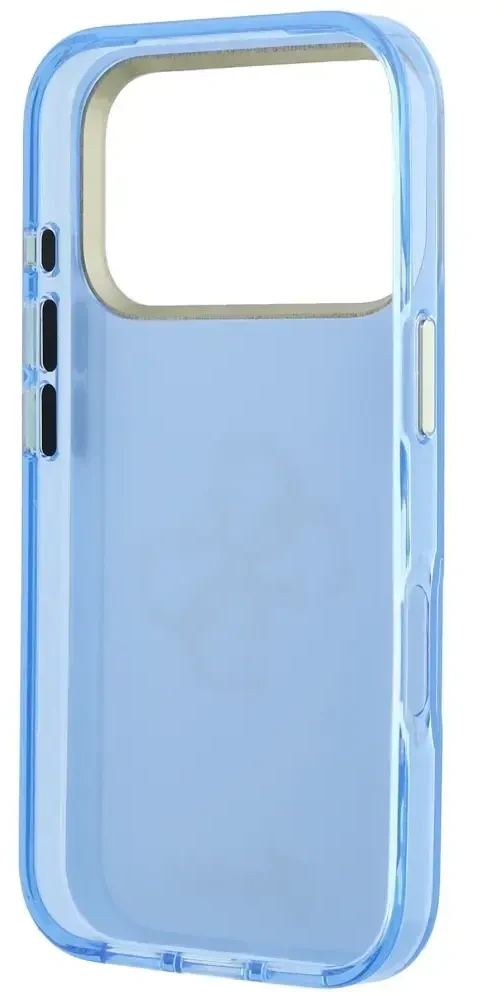 Dėklas Guess IML 4G Script Metal Case for iPhone 17 Pro / 18 Pro - Light Mėlyna