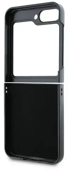 Guess PU 4G Metal Logo Samsung Galaxy Z Flip6 dėklas telefonui pilkos spalvos