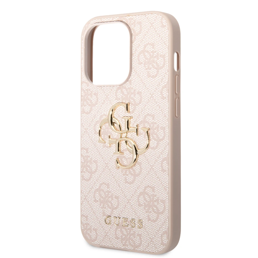 Dėklas GUESS GUHCP15X4GPIPI IPHONE 15 PRO MAX 6.7 "Rožinis/Rožinis HARDCASE 4G BIG METAL LOGO