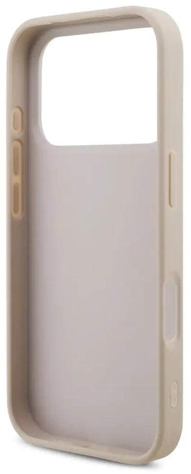 Dėklas Guess PU 4G Metal Logo Case for iPhone 18 Pro Rožinė