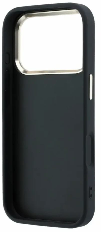 Dėklas Guess PU 4G Strass Metal Logo Case for iPhone 18 Pro Juodas
