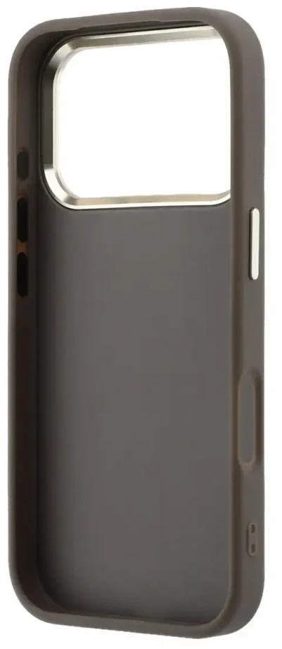 Dėklas Guess PU 4G Strass Metal Logo Case for iPhone 18 Pro Brown