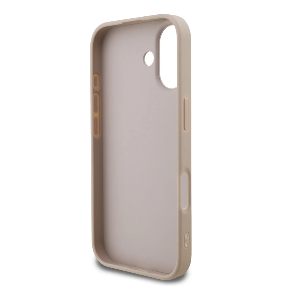 Guess PU 4G Stripe dėklas skirtas Apple iPhone 17 Rožinė