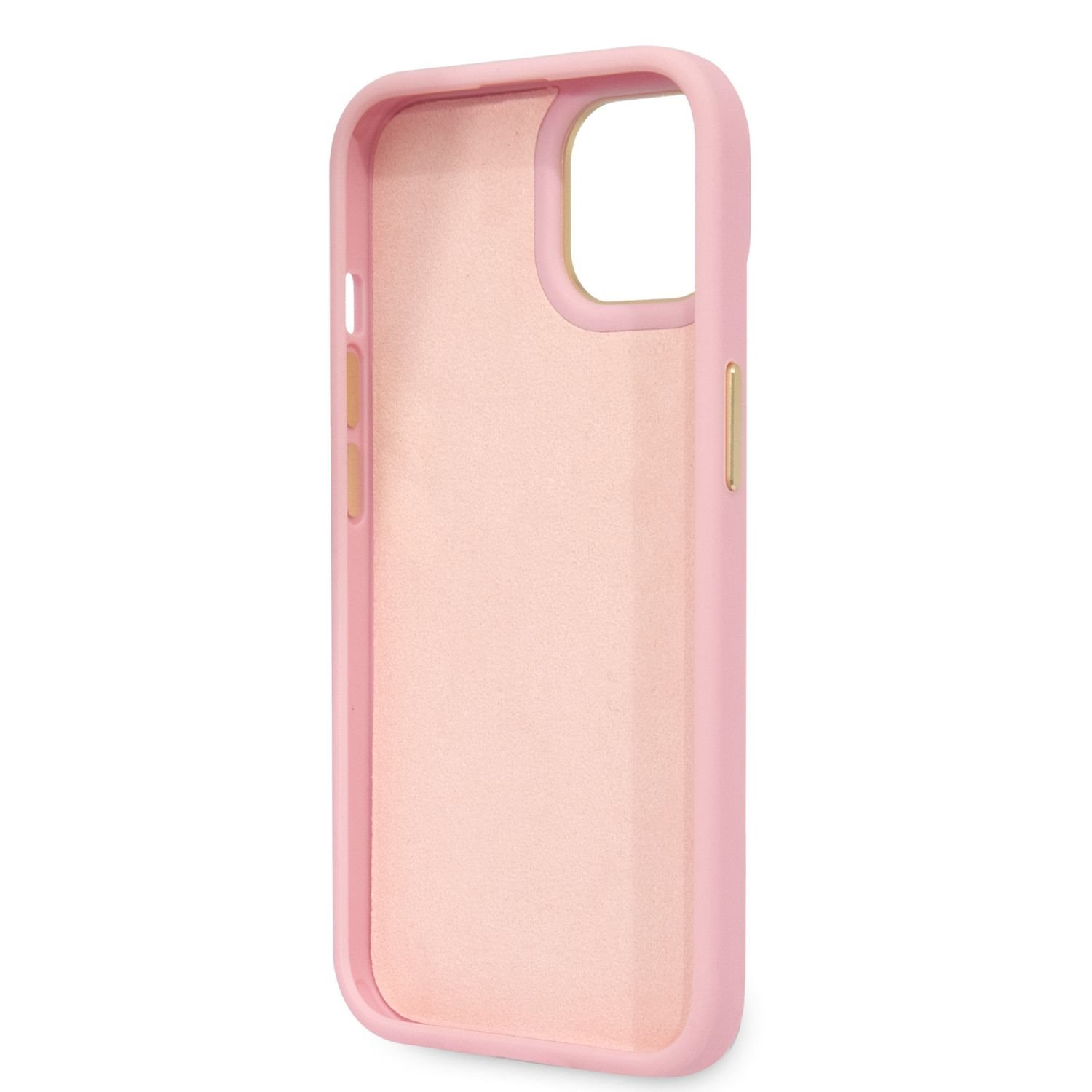 Dėklas GUESS GUHCP14SHGCRHP IPHONE 14/15/13 6.1 "Rožinis / Rožinis HARDCASE CROCO COLLECTION