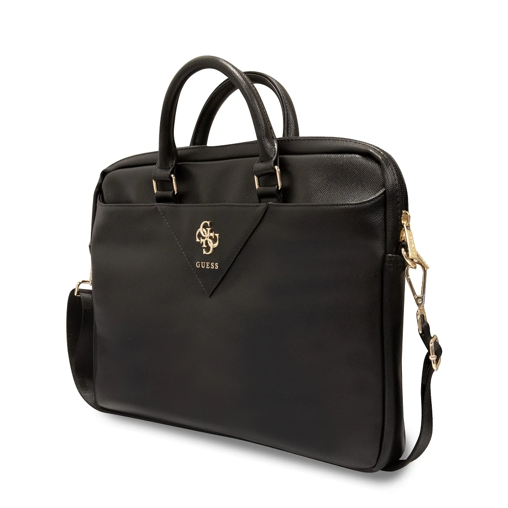 Nešiojamo kompiuterio krepšys 16" Guess Triangle 4G (GUCB15ZPGSTEGK) juodos spalvos