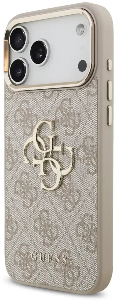 Dėklas Guess 4G Big 4G Classic Logo do iPhone 18 Pro Max / 17 Pro Max rožinė auksinė