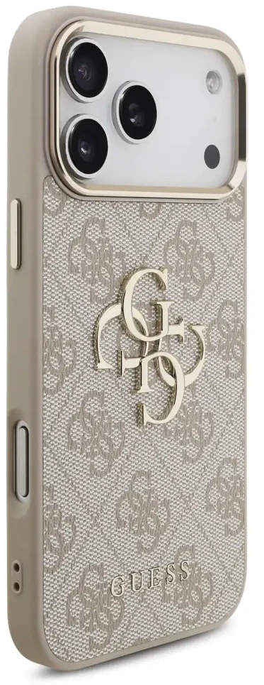 Dėklas Guess 4G Big 4G Classic Logo do iPhone 18 Pro Max / 17 Pro Max rožinė auksinė