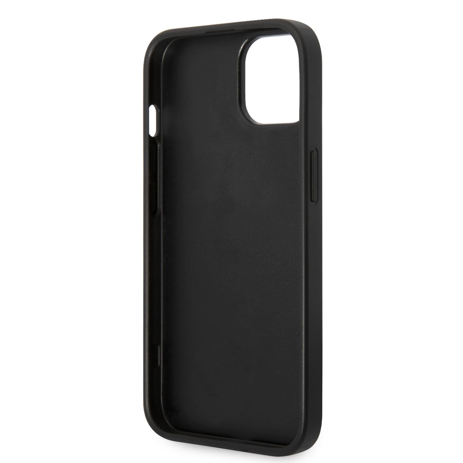 Dėklas Guess GUHCP14MPSASBBK iPhone 14 Plus 6,7" juoda/juodas Saffiano Strap