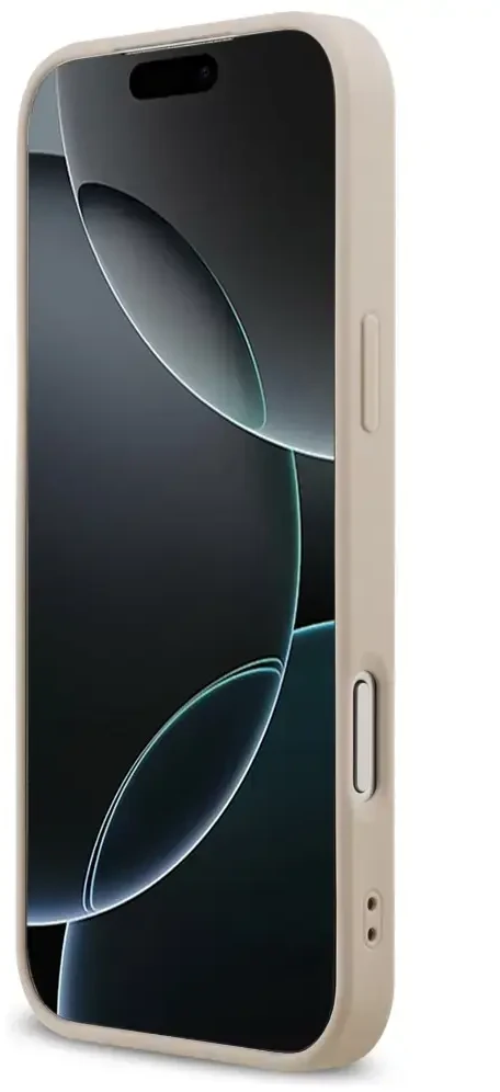 Dėklas Guess Saffiano Classic Logo MagSafe do iPhone 18 Pro Max / iPhone 17 Pro Max rožinė