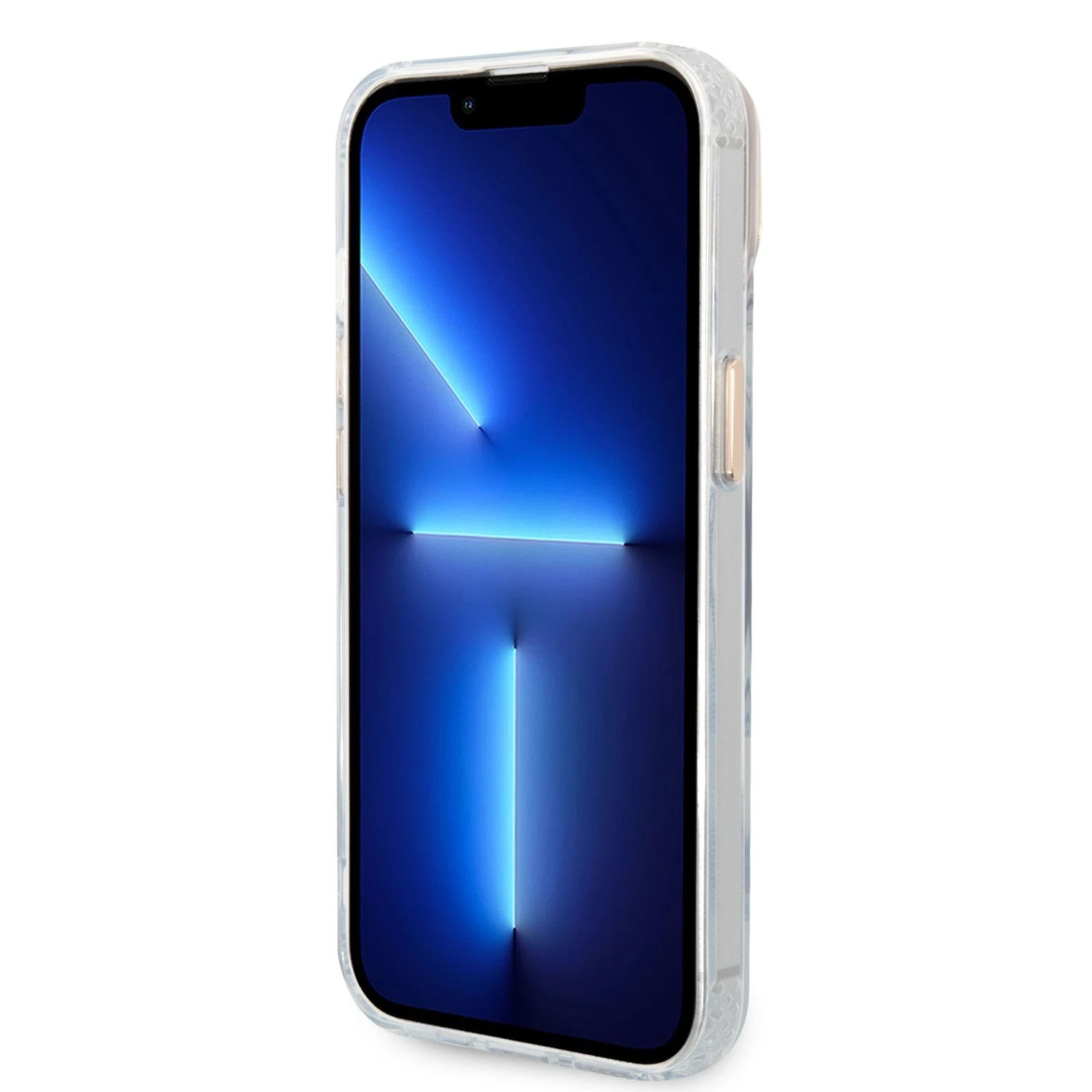 Dėklas GUESS GUHMP14MHTMD IPHONE 14 PLUS / 15 PLUS 6.7 "GOLD / GOLD HARD CASE METAL OUTLINE MAGSAFE
