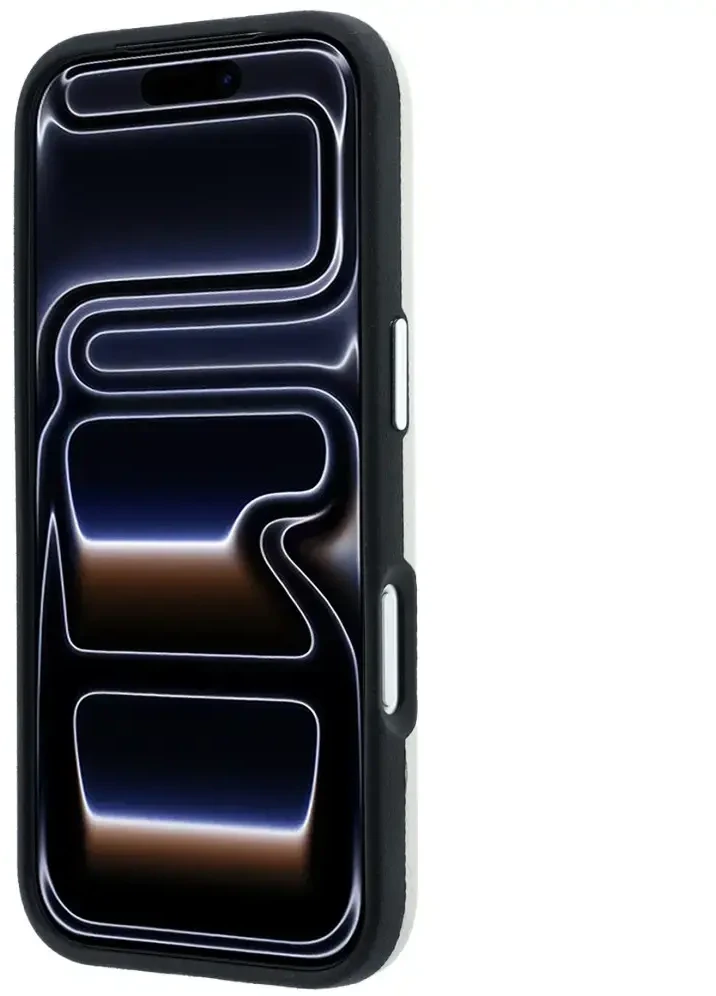 Dėklas Karl Lagerfeld Grained Elongated Logo MagSafe Case for iPhone 17 Pro / 18 Pro - rusvai gelsvas