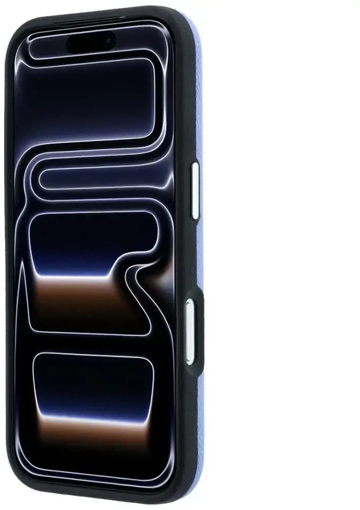 Dėklas Karl Lagerfeld Grained Elongated Logo MagSafe Case for iPhone 17 Pro Max / 18 Pro Max - Mėlyna