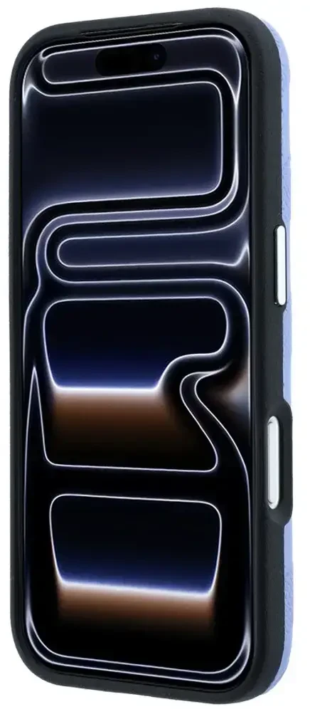 Dėklas Karl Lagerfeld Grained Mono Resin Logo MagSafe Case for iPhone 17 Pro / 18 Pro - Light Mėlyna