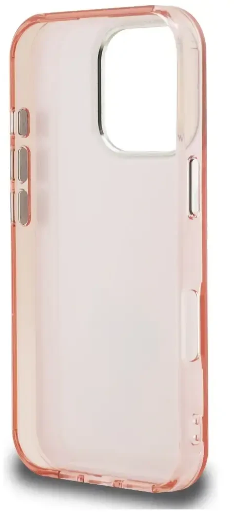 Dėklas Karl Lagerfeld IML Aquarelle Choupette & Logo iPhone 16 Pro Case - Rožinė