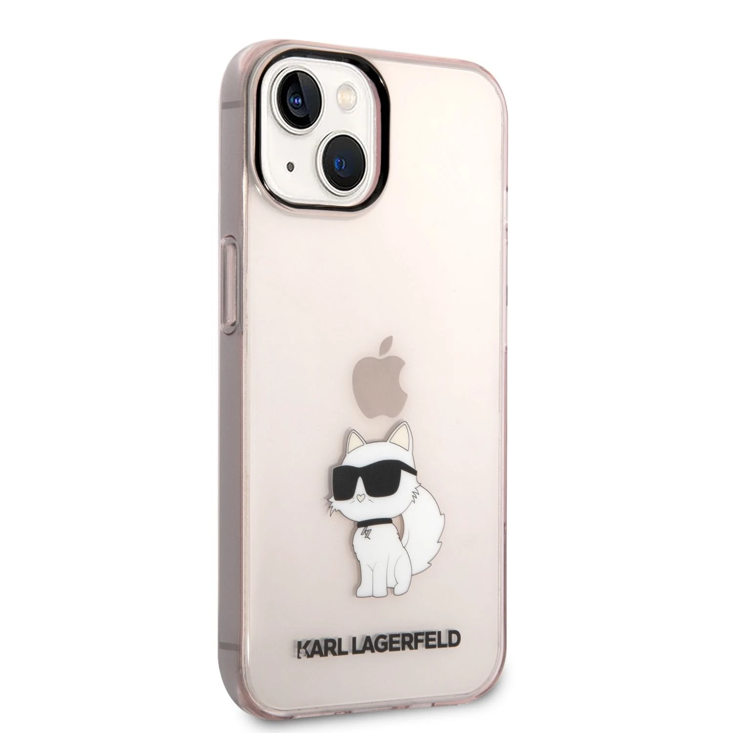 Dėklas Karl Lagerfeld KLHCP14SHNCHTCP IPHONE 14/15 / 13 6.1 "Rožinis / Rožinis HARDCASE IKONIK CHOUPETTE