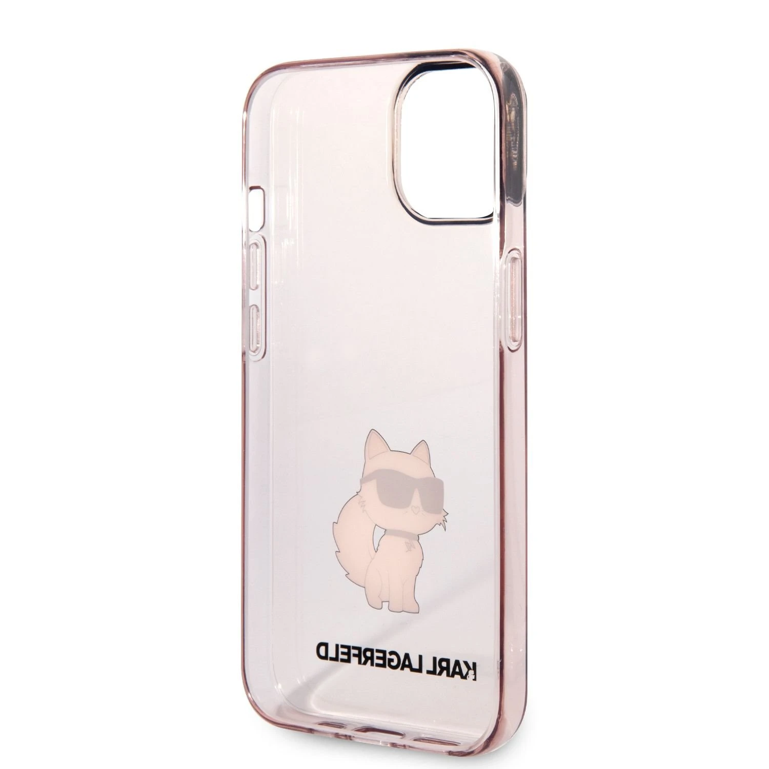 Dėklas Karl Lagerfeld KLHCP14SHNCHTCP IPHONE 14/15 / 13 6.1 "Rožinis / Rožinis HARDCASE IKONIK CHOUPETTE