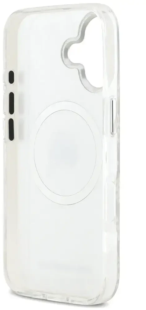 Dėklas Original Pouch Karl Lagerfeld IML Karl Head Logo MagSafe skirtas Apple iPhone 17 pilkos spalvos