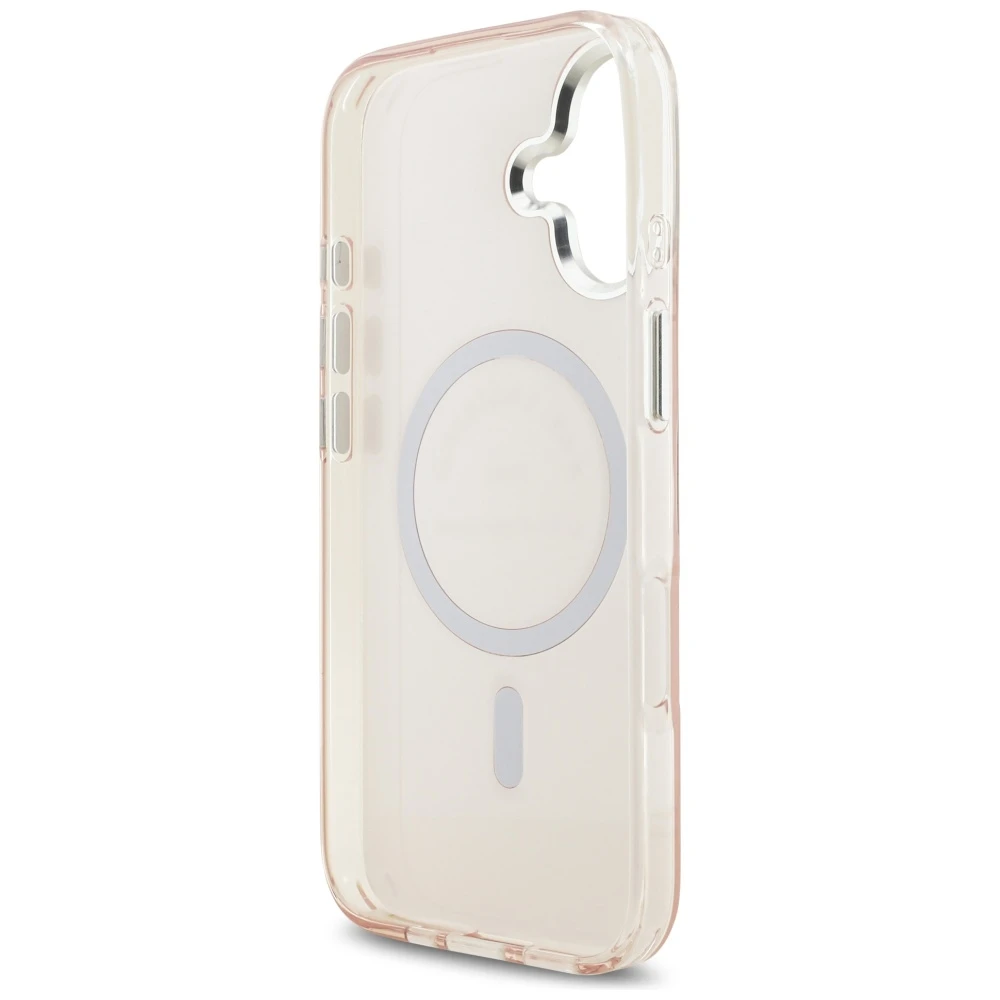 Karl Lagerfeld IML Karl RSG Logo MagSafe dėklas skirtas Apple iPhone 17 rožinės spalvos