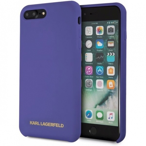 Dėklas Karl Lagerfeld KLHCI8LSLVOG iPhone 7/8 Plus hardcase violetinė/violetinė Silicone