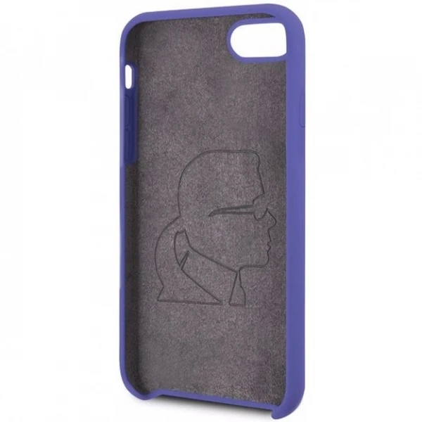 Dėklas Karl Lagerfeld KLHCI8SLVOG iPhone 7/8 SE 2020 / SE 2022 hardcase violetinė/violetinė Silicone