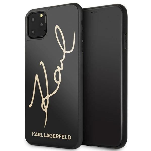 Dėklas Karl Lagerfeld, skirtas Apple iPhone 11 Pro Max, juodas