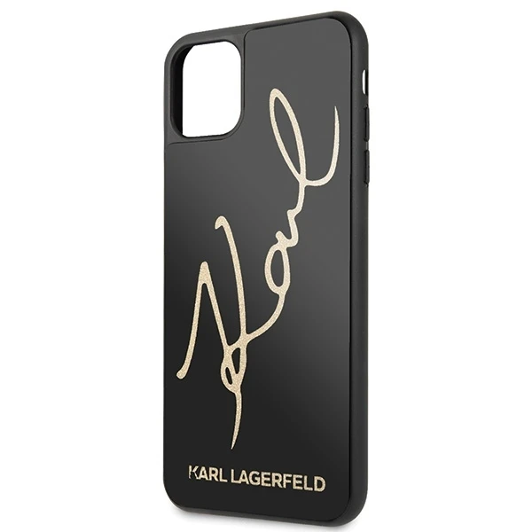 Dėklas Karl Lagerfeld, skirtas Apple iPhone 11 Pro Max, juodas