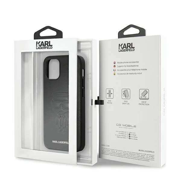 Dėklas Karl Lagerfeld KLHCP12SPCUIKBK IPhone 12 Mini 5,4