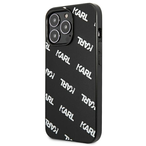 Dėklas Karl Lagerfeld KLHCP13XPULMBK3 iPhone 13Pro Max 6,7" hardcase juoda/juodas Allover