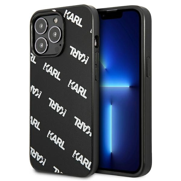 Dėklas Karl Lagerfeld KLHCP13XPULMBK3 iPhone 13Pro Max 6,7" hardcase juoda/juodas Allover