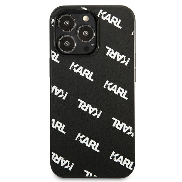 Dėklas Karl Lagerfeld KLHCP13XPULMBK3 iPhone 13Pro Max 6,7" hardcase juoda/juodas Allover
