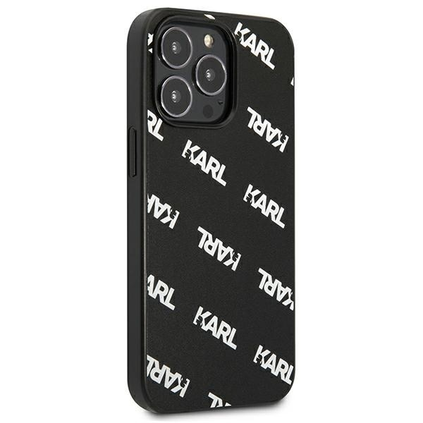 Dėklas Karl Lagerfeld KLHCP13XPULMBK3 iPhone 13Pro Max 6,7" hardcase juoda/juodas Allover