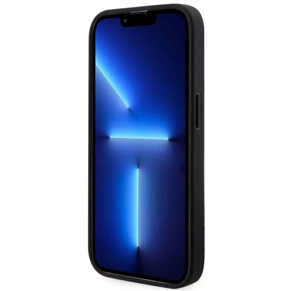 Karl Lagerfeld dėklas, skirtas iPhone 14 Pro 6,1 KLHCP14LSANKCPG sidabrinis kietas dėklas , skirtas Saffiano Karl - Choupette