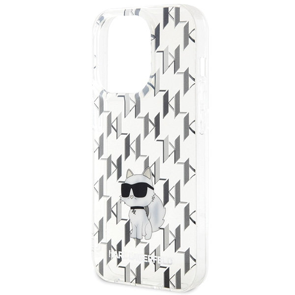 Karl Lagerfeld dėklas, skirtas iPhone 15 Pro Max 6,7 KLHCP15XHNCMKLT permatomas HC IML C Monogram