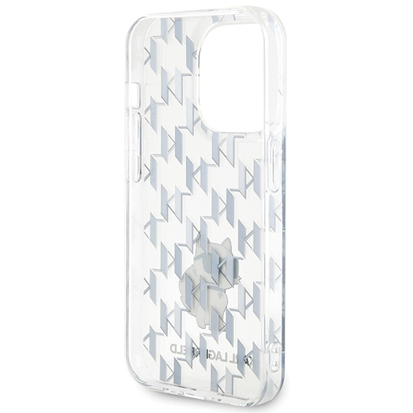 Karl Lagerfeld dėklas, skirtas iPhone 15 Pro Max 6,7 KLHCP15XHNCMKLT permatomas HC IML C Monogram