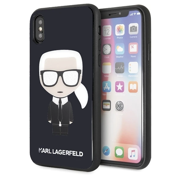 Telefono dėklas Karl Lagerfeld KLHCPXDLFKBK iPhone X/Xs
