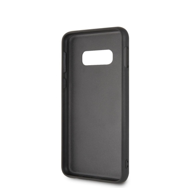 Dėklas Karl Lagerfeld KLHCS10LIKPUBK S10e G970 hardcase juoda/juodas Iconic Karl Embossed