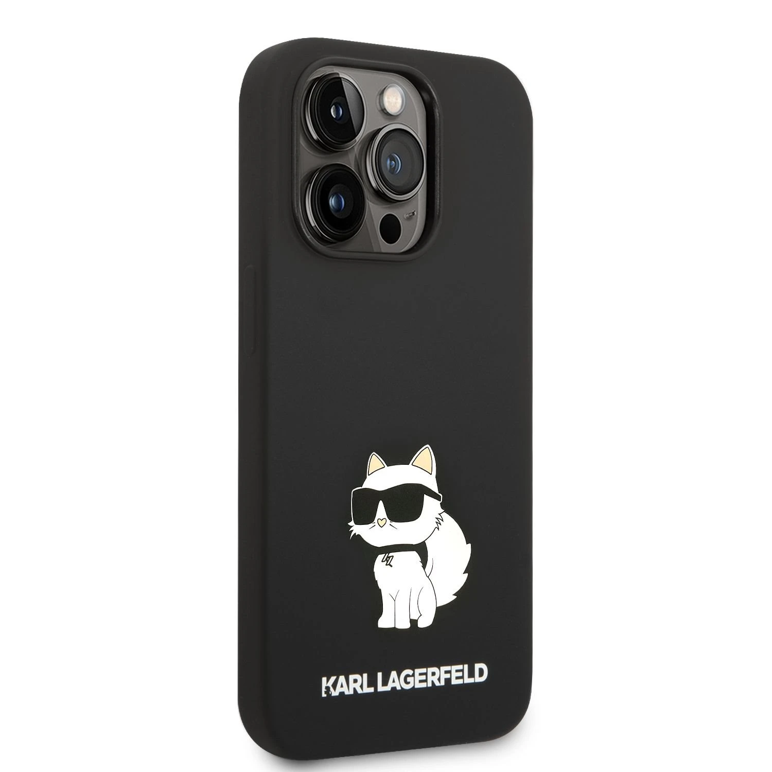 Dėklas Karl Lagerfeld KLHCP14LSNCHBCK iPhone 14Pro 6,1" hardcase juodas Silicone Choupette