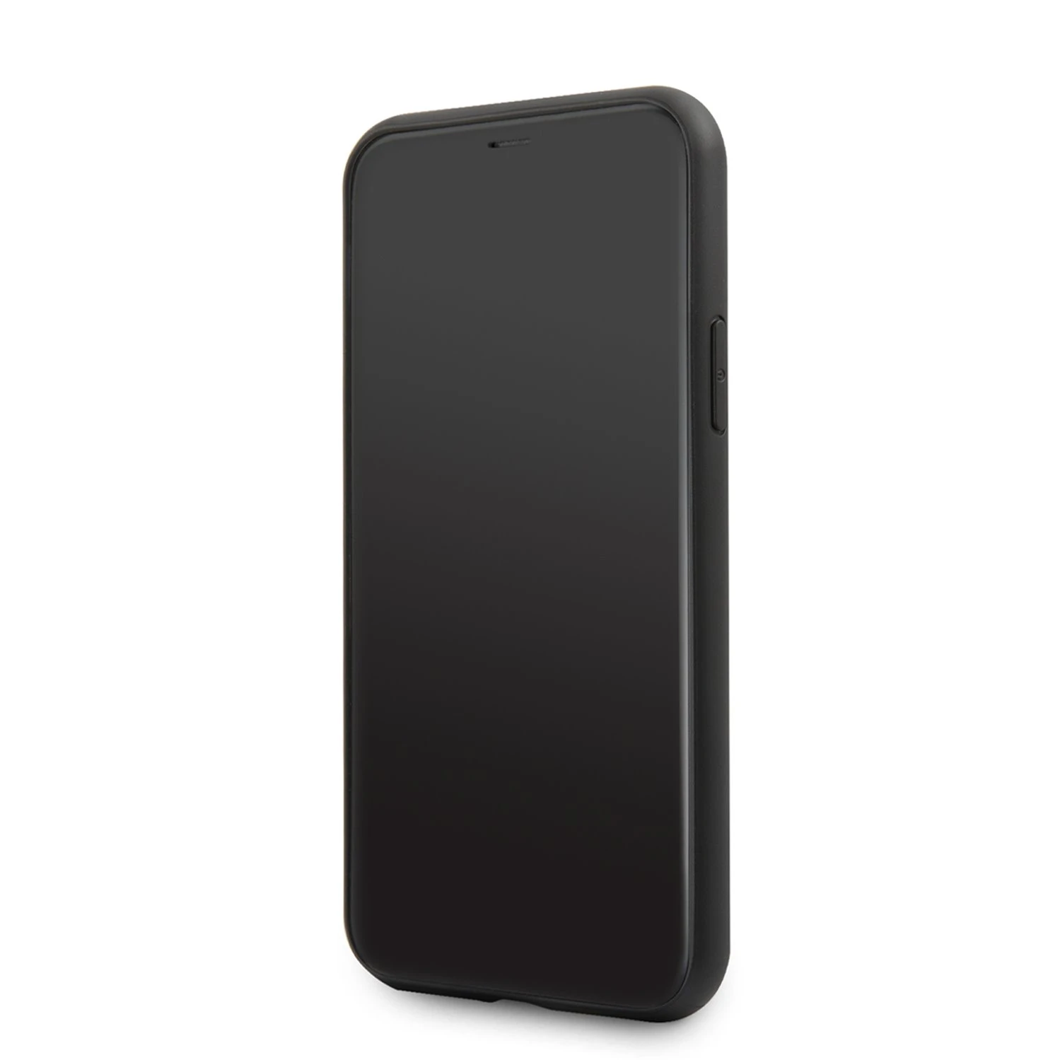 Karl Lagerfeld KLHCN61SANKCPK Apple iPhone 11 / Xr 6.1" dėklas telefonui juodos spalvos Saffiano Karl & Choupette