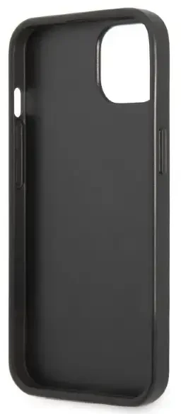 Apple iPhone 13 Karl Lagerfeld dėklas Saffiano Plaque juodos spalvos