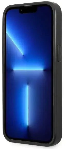Apple iPhone 13 Karl Lagerfeld dėklas Saffiano Plaque juodos spalvos
