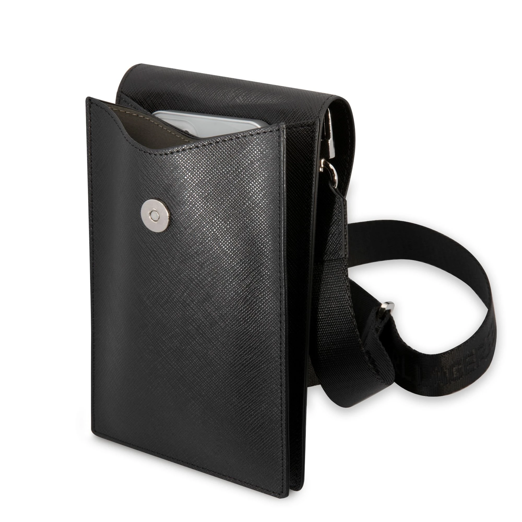 Dėklas Karl Lagerfeld Handbag KLWBSARSGK juodas Embossed RSG