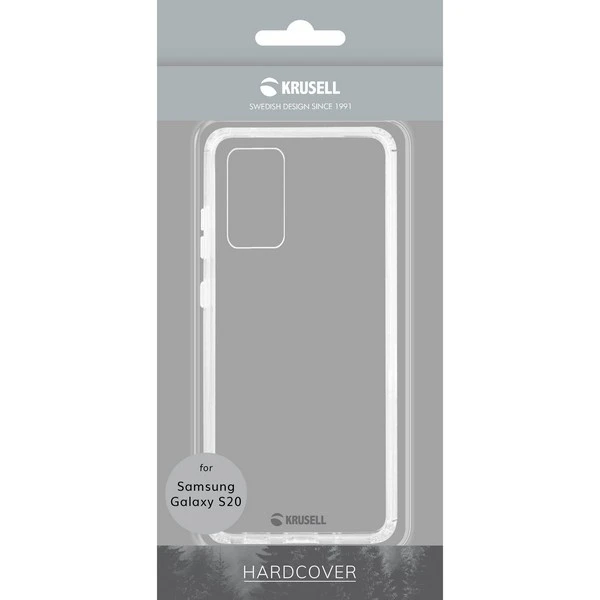 Krusell Essentials Harddėklas Samsung Galaxy S20 skaidrus