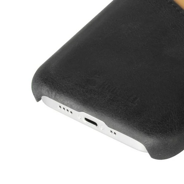 Dėklas Krusell Sunne CardCover Apple iPhone 12 mini vintage juodas (62155)