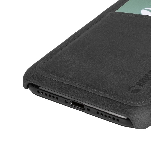 Telefono dėklas Krusell Sunne 2 Card Cover iPhone XS Max, juodas