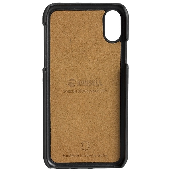 Telefono dėklas Krusell Sunne 2 Card Cover iPhone XS Max, juodas